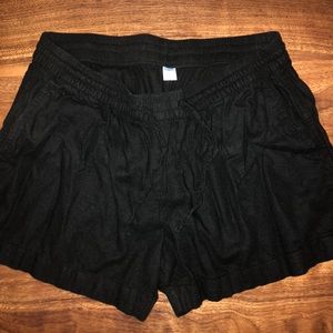 Black old navy shorts